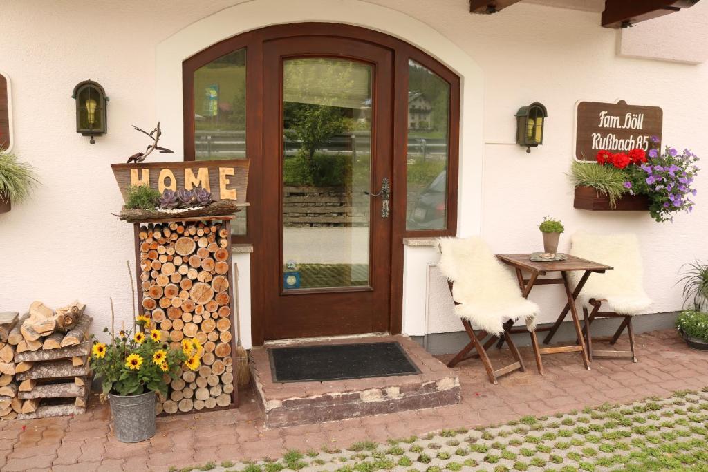 Ferienhaus Hoell Rußbach am Paß Gschütt Exteriör bild